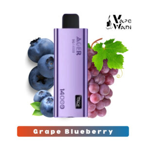 Ager-14000-Puff Grape Blueberry Disposable Vape