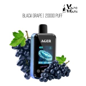 Ager SQ 20k Puffs Black Grapes-Disposable Vape