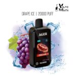 Ager SQ 20000 Puffs Grape Ice-Disposable Vape