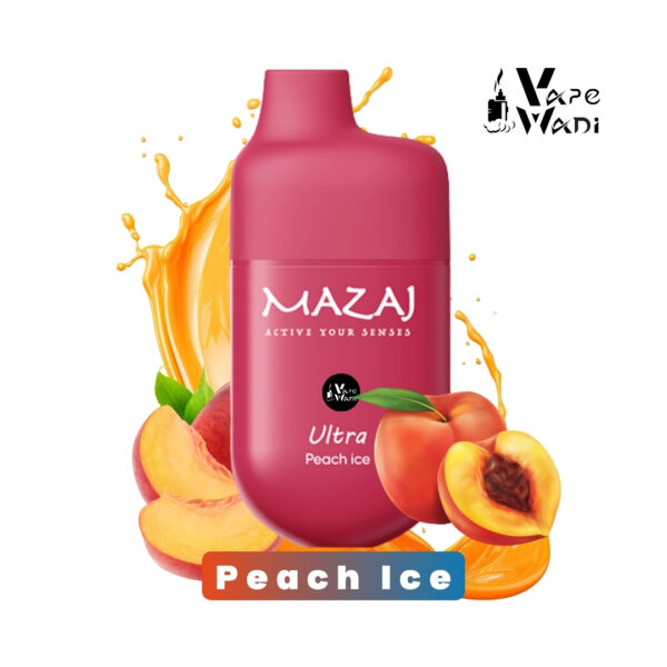 Mazaj ultra 7000 Puff Peach ice Disposable Vape