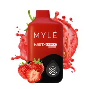 Myle Meta Max 18000 Puff Strawberry ice-Disposable Vape