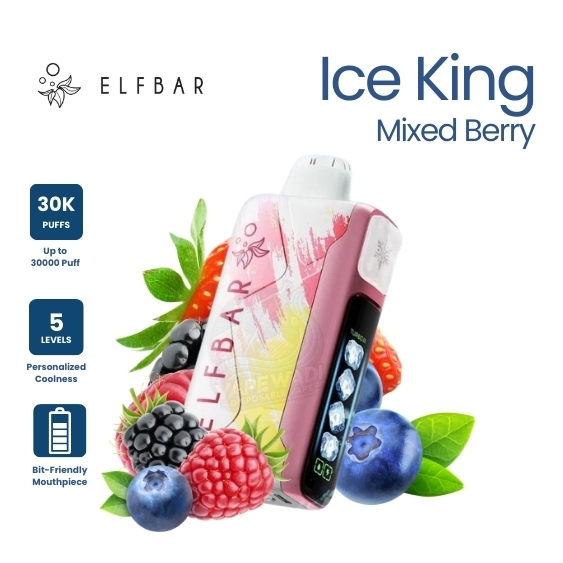 Elf Bar ice king 30000 Mixed Berry Disposable Vape