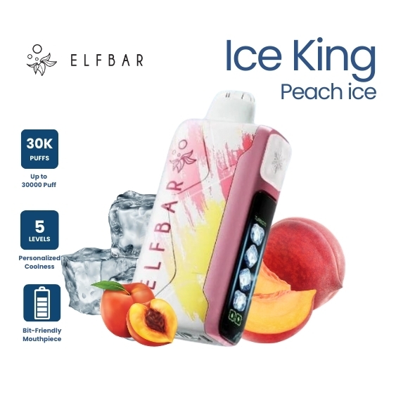 Elf Bar ice king 30000 Peach ice