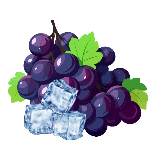 Grapes ice Flavour Disposable Vape