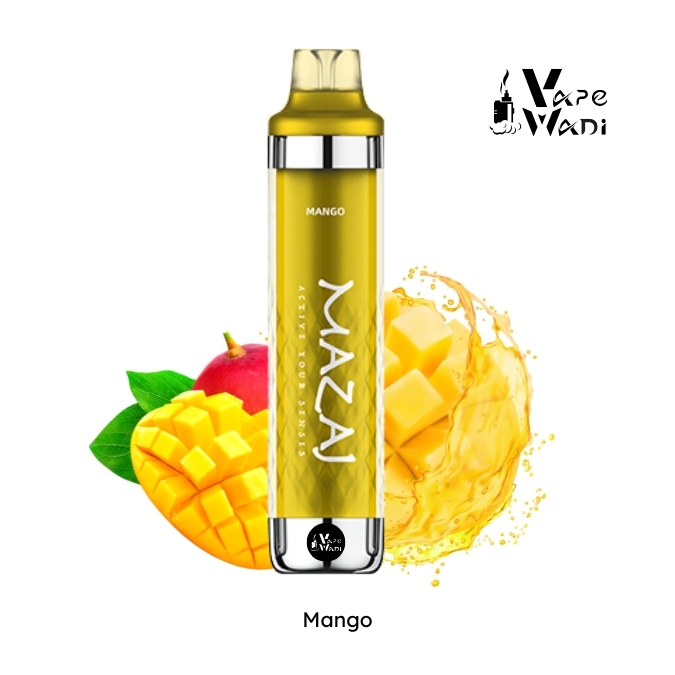 Mazaj Black 8000 Puff Mango Disposable Vape