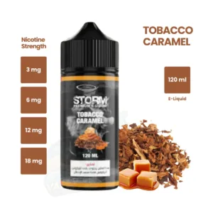 Storm Tobacco Caramel Vape Flavor 120ml