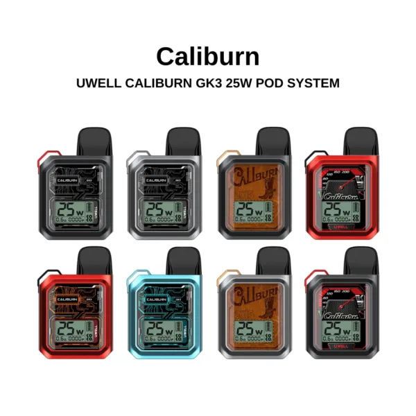 Uwell Caliburn GK3 Pod Kit - Dual Coil Design & OLED Screen | Riyadh