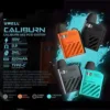 Caliburn AK2 Size Comparison vs. Credit Card