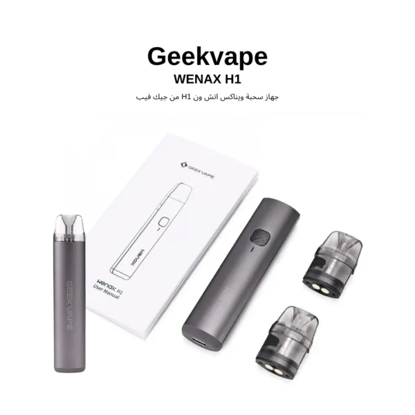 Wenax H1 Side View Showing 0.7Ω Pod & USB-C Port