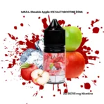 MAZAJ Double Apple Ice Salt Nicotine 30ml (20/30/50mg) - Icy Apple E-Liquid | Riyadh Vape Juice"