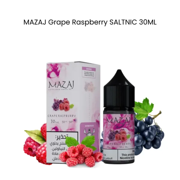 Mazaj Grape Raspberry Saltnic 30ml Bottle