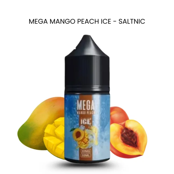 MEGA Mango Peach Ice Saltnic 30ml Bottle