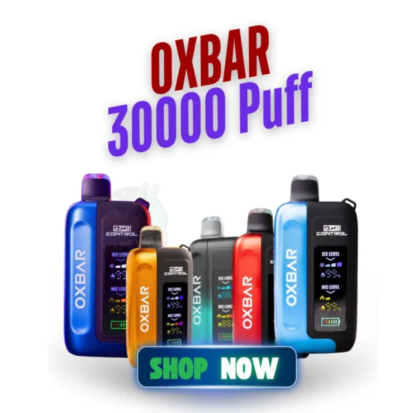 Oxbar 30,000 Puff Disposable Vape | 8 Fruity Ice Flavors | Riyadh Same-Day Delivery