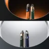 Close-up of OXVA NeXLIM's Dual Mesh Coil & OLED Screen