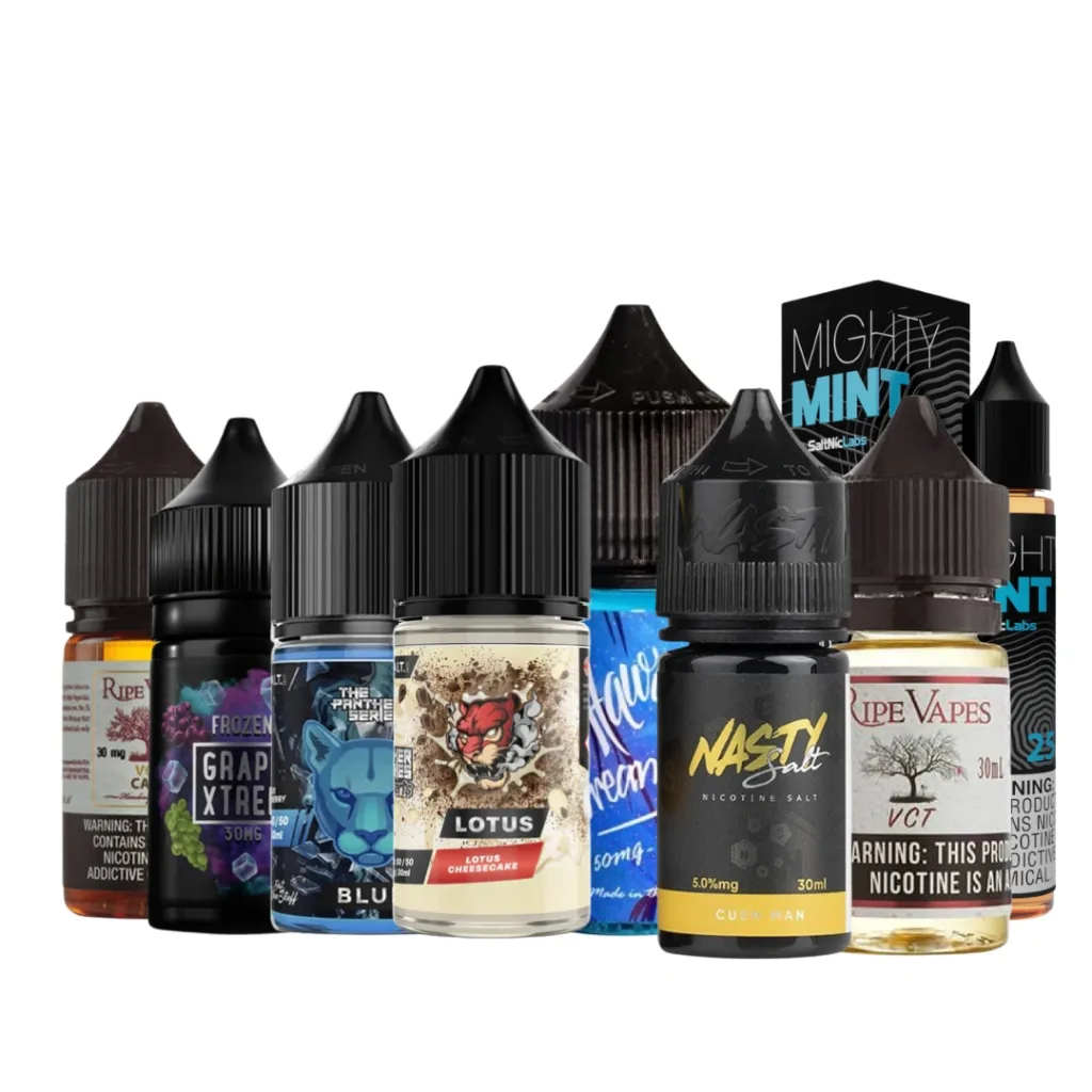Salt nicotine e-liquids for pod vapes - Riyadh's top flavors collection