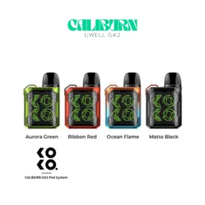 Uwell Caliburn GK2 Pod Kit - Dual Coil Design & OLED Screen | Riyadh