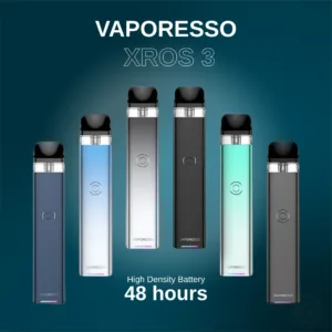 Vaporesso XROS 3 Pod Kit - OLED Screen & Airflow Control | Riyadh