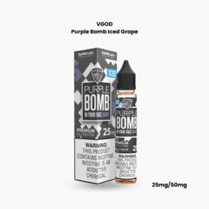 VGOD Purple Bomb Iced Grape Saltnic 30ml Bottle