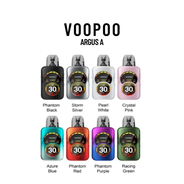 VOOPOO Argus A Pod Kit - Dual-Zone Display & 1100mAh Battery | Riyadh