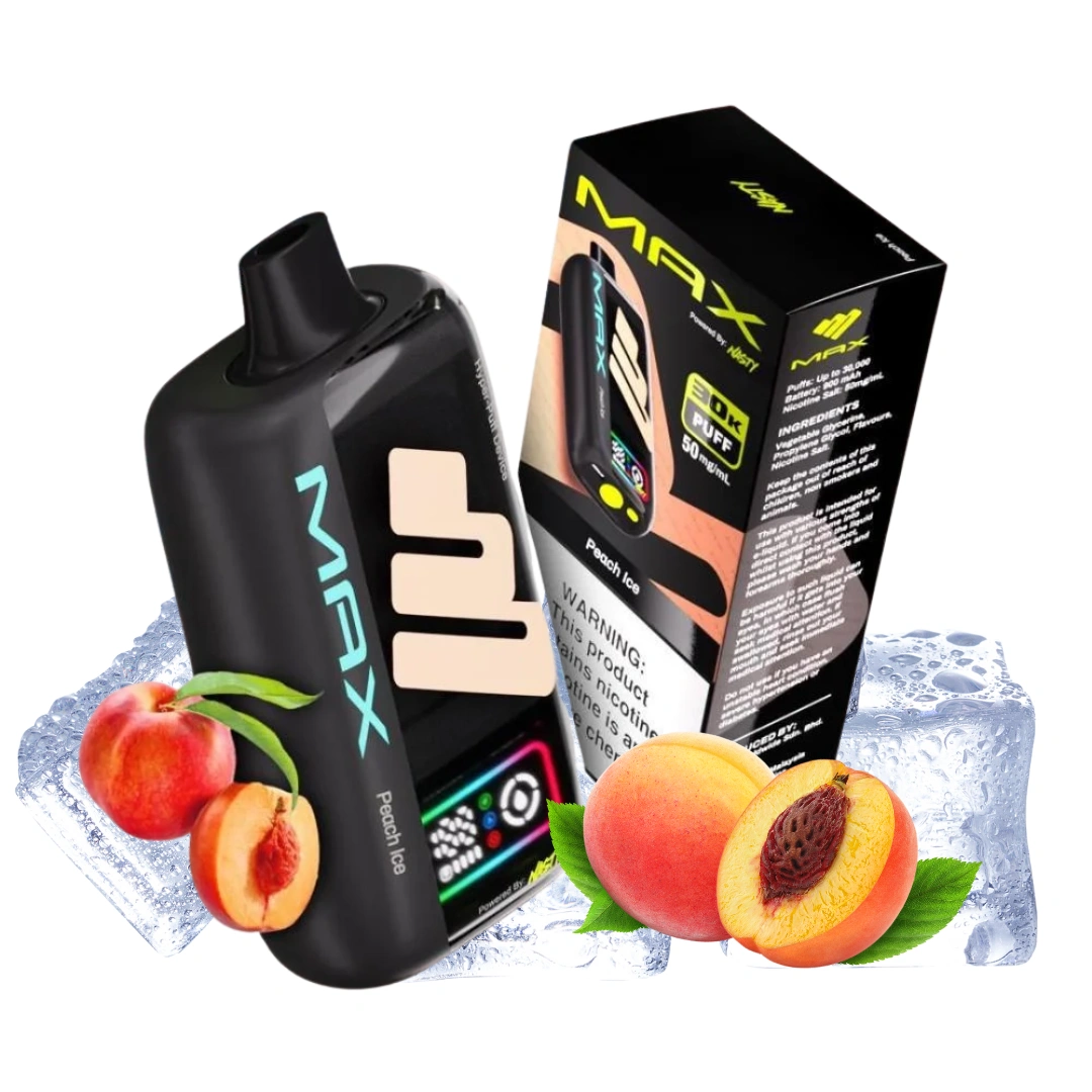 Nasty Max Peach Ice - Chilled Saudi Summer Vape