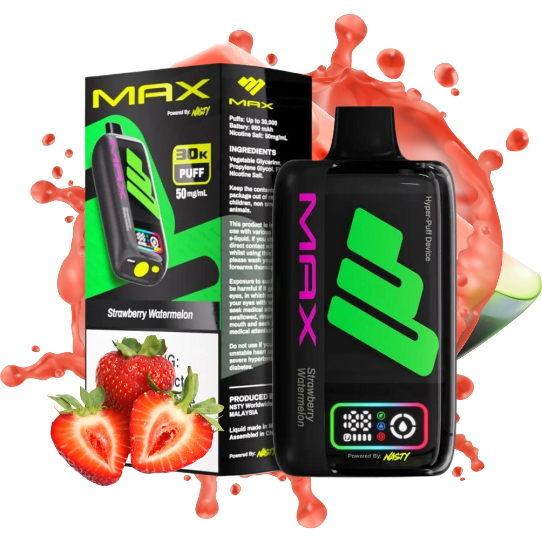 Nasty Max Strawberry Watermelon Flavor - Fruity Saudi Choice