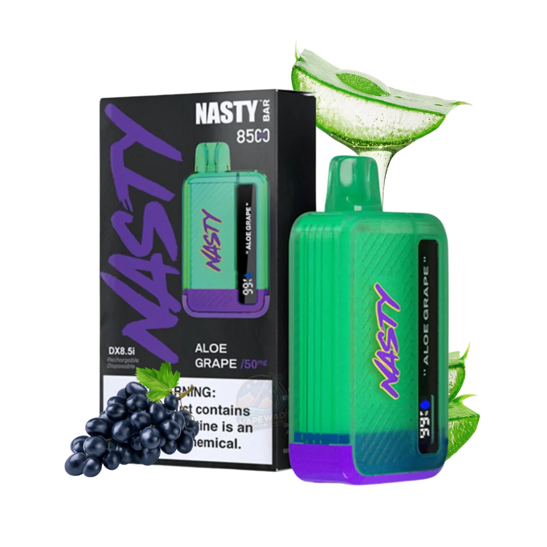 Nasty Bar Aloe Grape Flavor – Refreshing Saudi Favorite