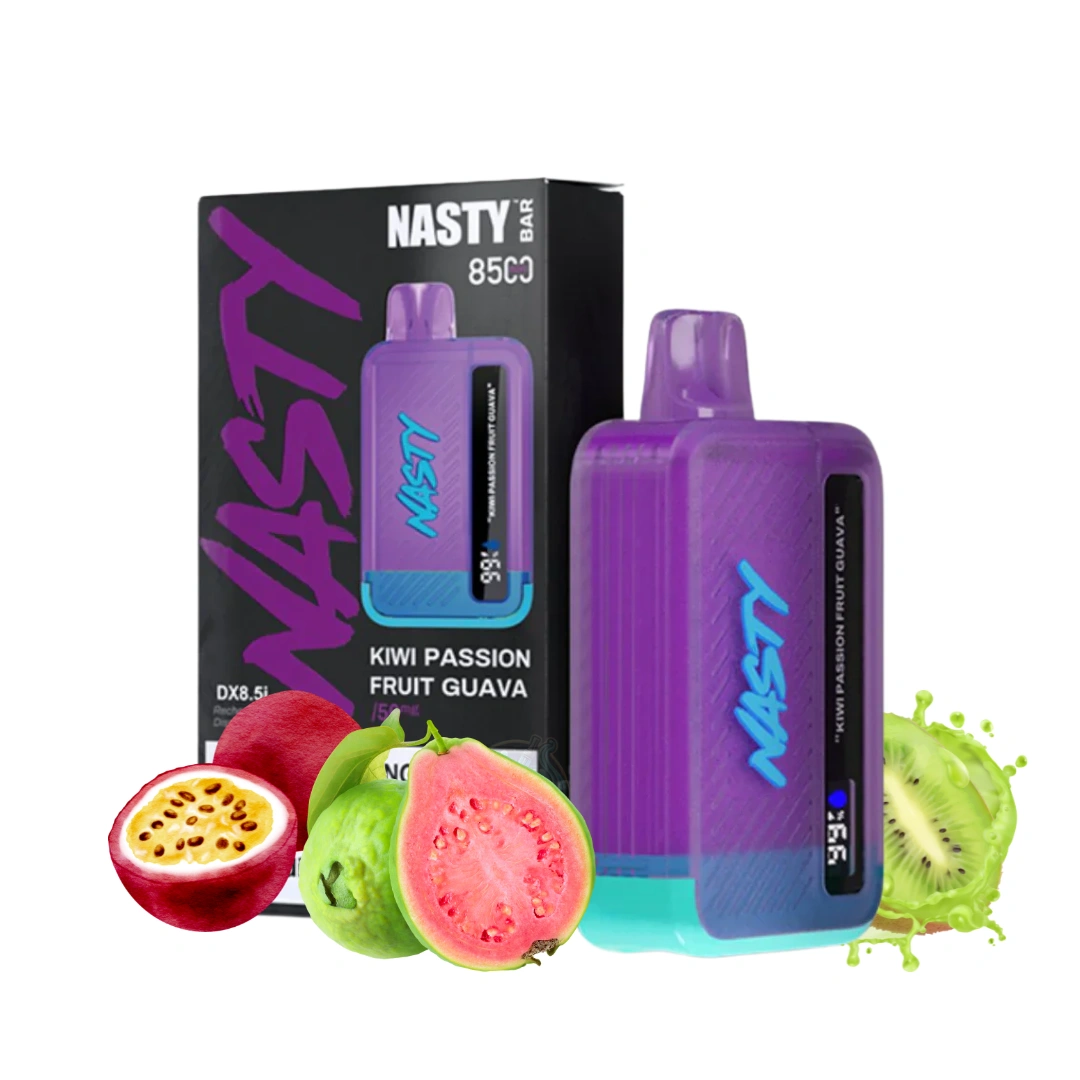 Nasty Bar Kiwi Passion Fruit Guava– Cooling Riyadh Summer Vape