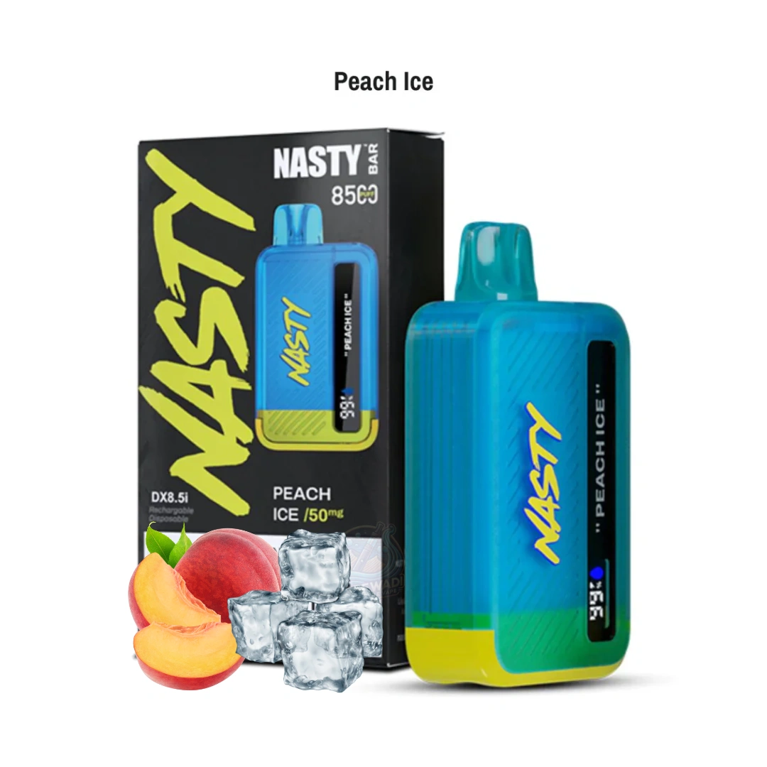 Nasty Bar Peach Ice – Cooling Riyadh Summer Vape