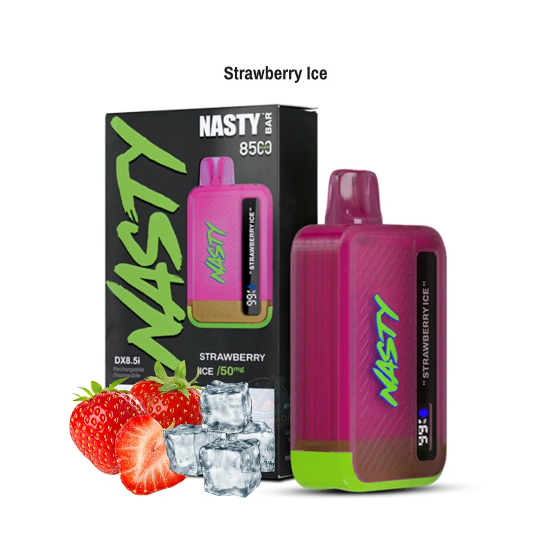 Nasty Bar Strawberry ice– Cooling Riyadh Summer Vape