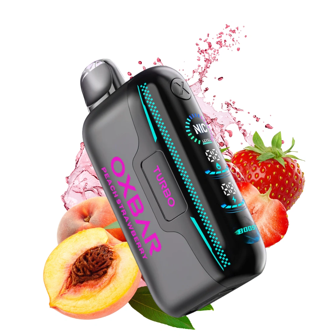Oxbar Peach Strawberry Vape - 36000 Puffs | Same day Delivery in Riyadh