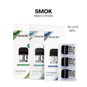 SMOK Novo 2 Replacement Pods - 2mL Empty Pods for Riyadh Vapers