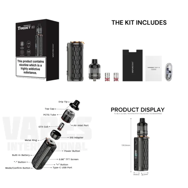Vaporesso TARGET 80 Mod - Available at KSA Vape Shops