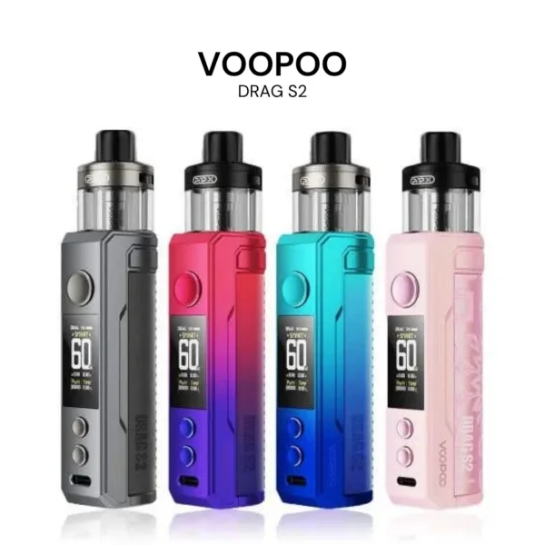 VOOPOO DRAG S2 Kit - 60W Pod Mod | Best Vape in Riyadh