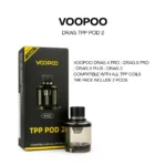 VOOPOO DRAG TPP Pod 2 - 5.5mL Refillable Pod for Riyadh Vapers