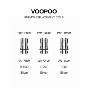 VOOPOO PNP-TW Coils - Replacement Coils for Riyadh Vapers