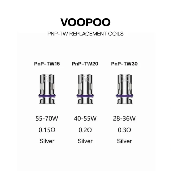 VOOPOO PNP-TW Coils - Replacement Coils for Riyadh Vapers