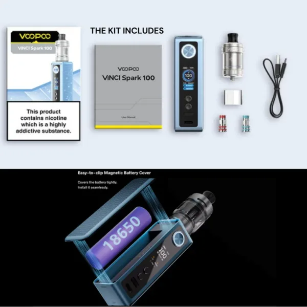 VINCI Spark100 with 2mL Pod - Top Vape Device Saudi Arabia