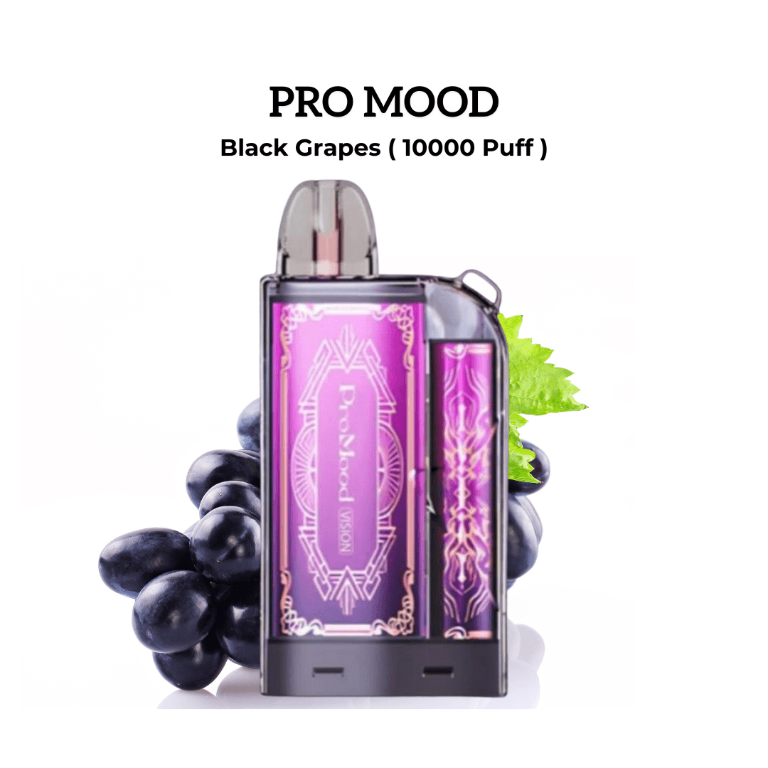 Pro Mood 10000 Puff Disposable Vape - Black Grapes Flavor