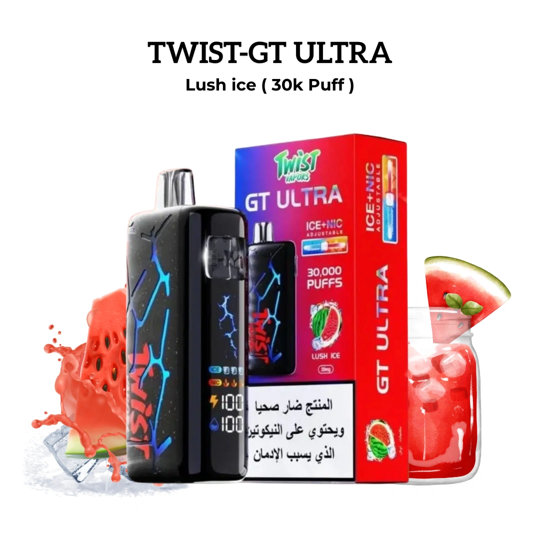 Twist Vapors GT MAX Lush ice- 30K Puff Disposable | Buy in Riyadh