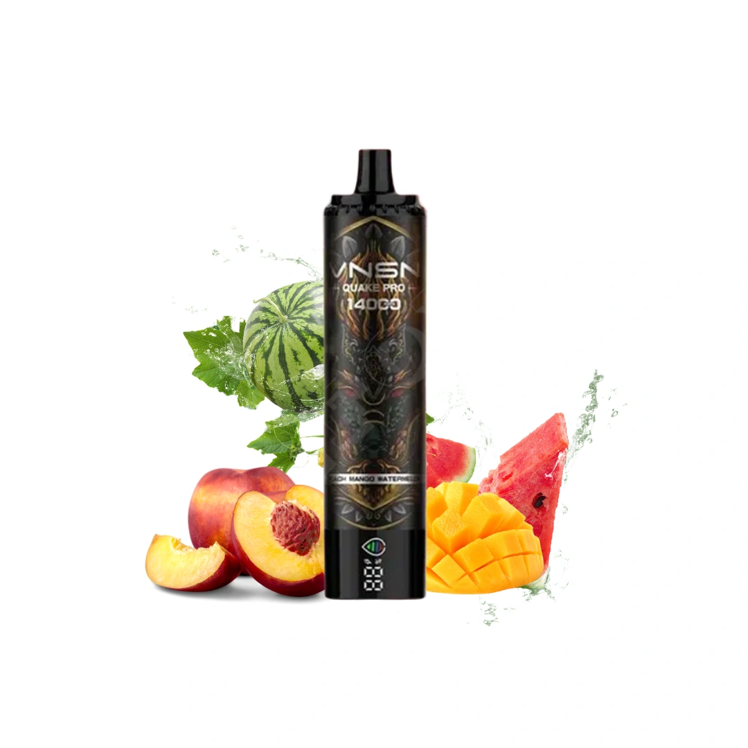 VNSN Peach Mango Watermelon 14000 Puff Disposable Vape – Triple Fruit Flavor in Riyadh