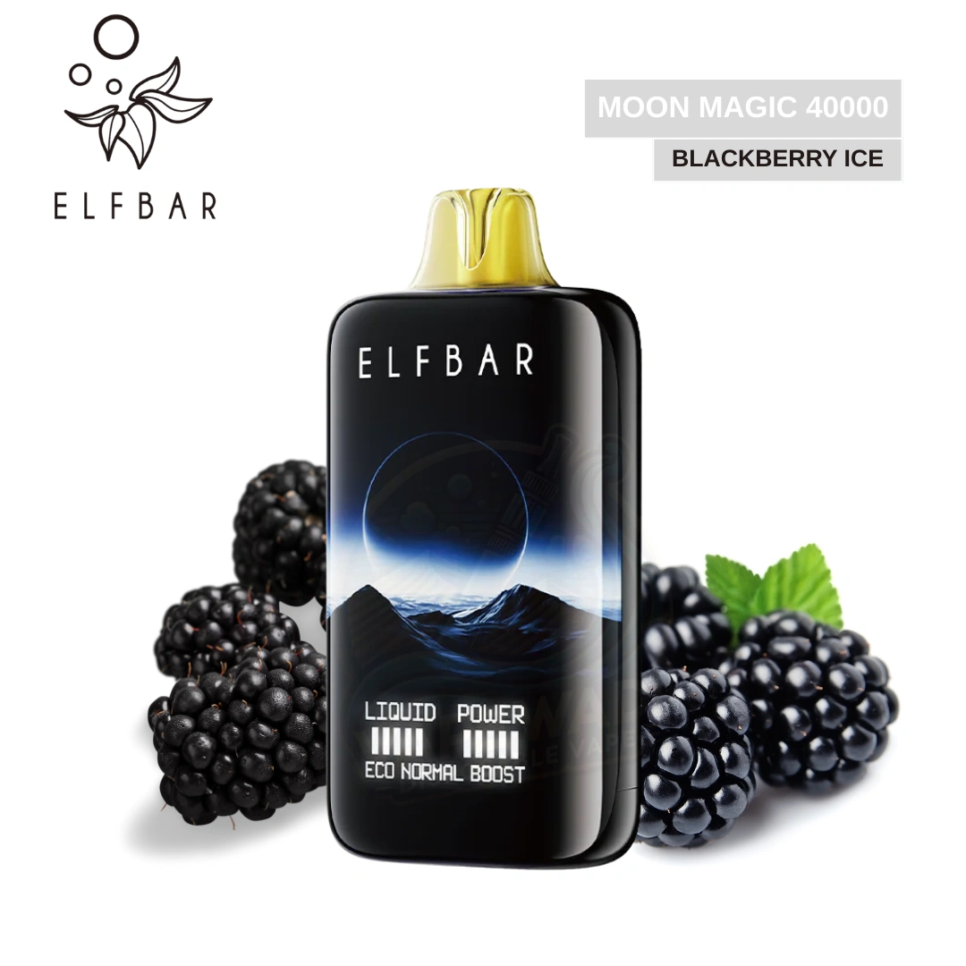 ELFBAR Moon Light Blackberry Ice Flavor - 40000 Puffs