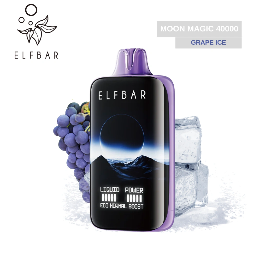 ELFBAR Moon Light Grape Ice Flavor - 40000 Puffs