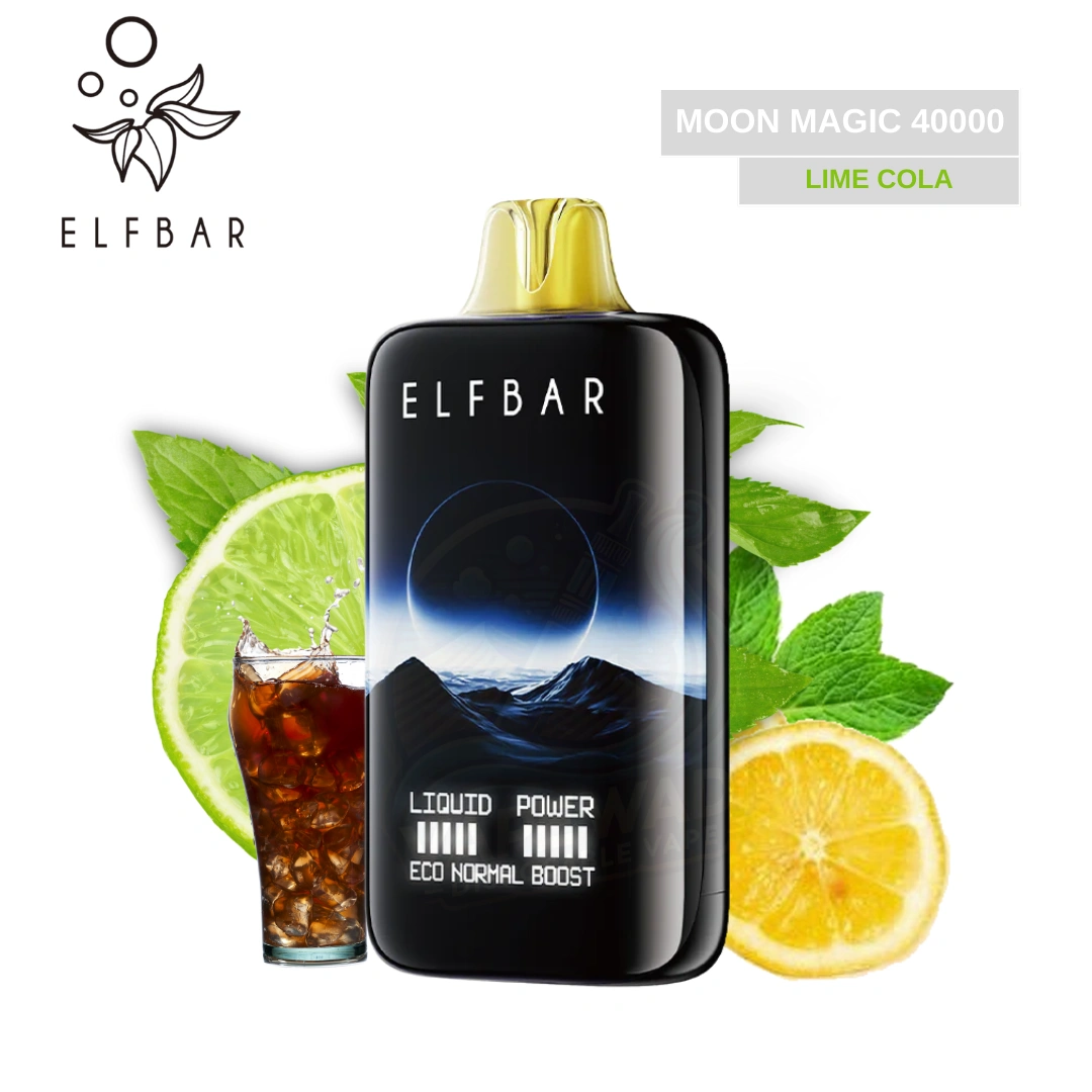 ELFBAR MOON LIGHT 40000 PUFFS Disposable Vape-Lime Cola