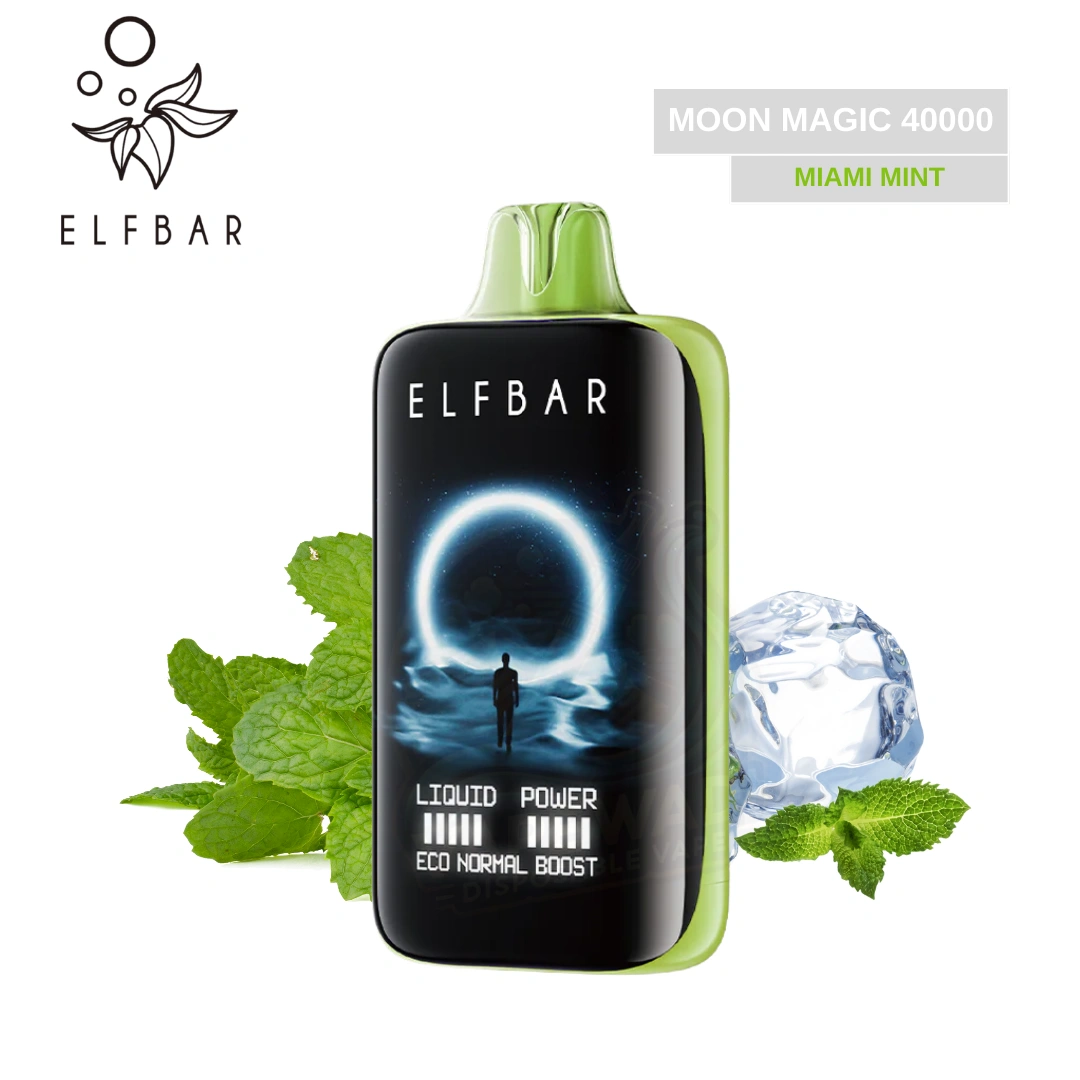 ELFBAR Moon Light Miami Mint Flavor - 40000 Puffs
