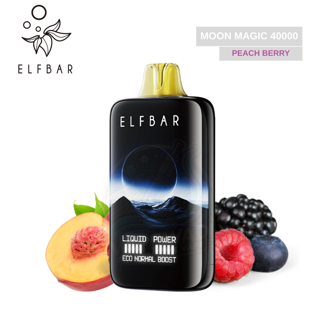 ELFBAR Moon Light Peach Berry Flavor - 40000 Puffs