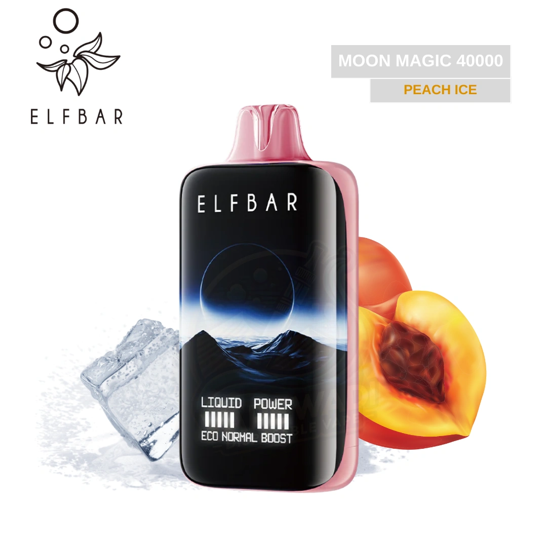 ELFBAR Moon Light Peach Ice Flavor - 40000 Puffs