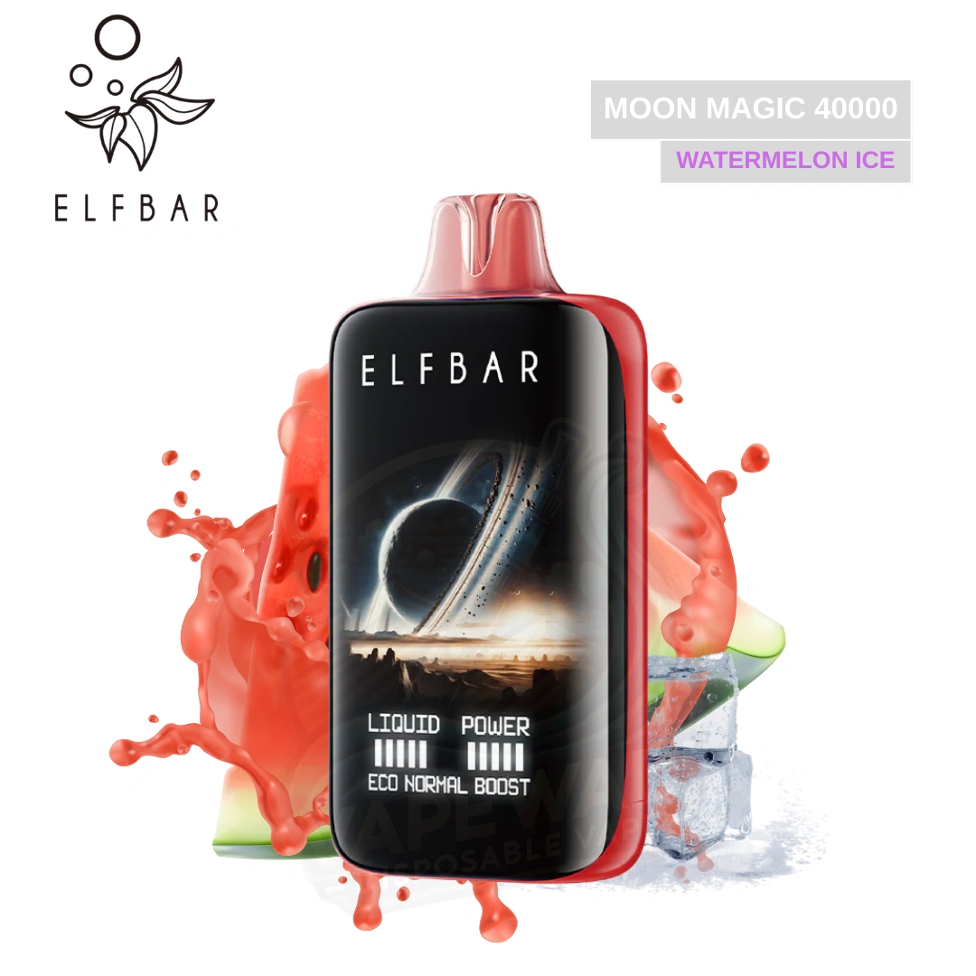 ELFBAR Moon Light Watermelon Ice Flavor - 40000 Puffs