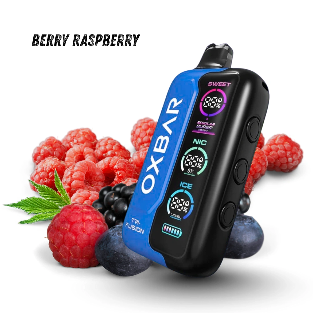 Oxbar Tri-Fusion Berry Raspberry 40K Disposable Vape