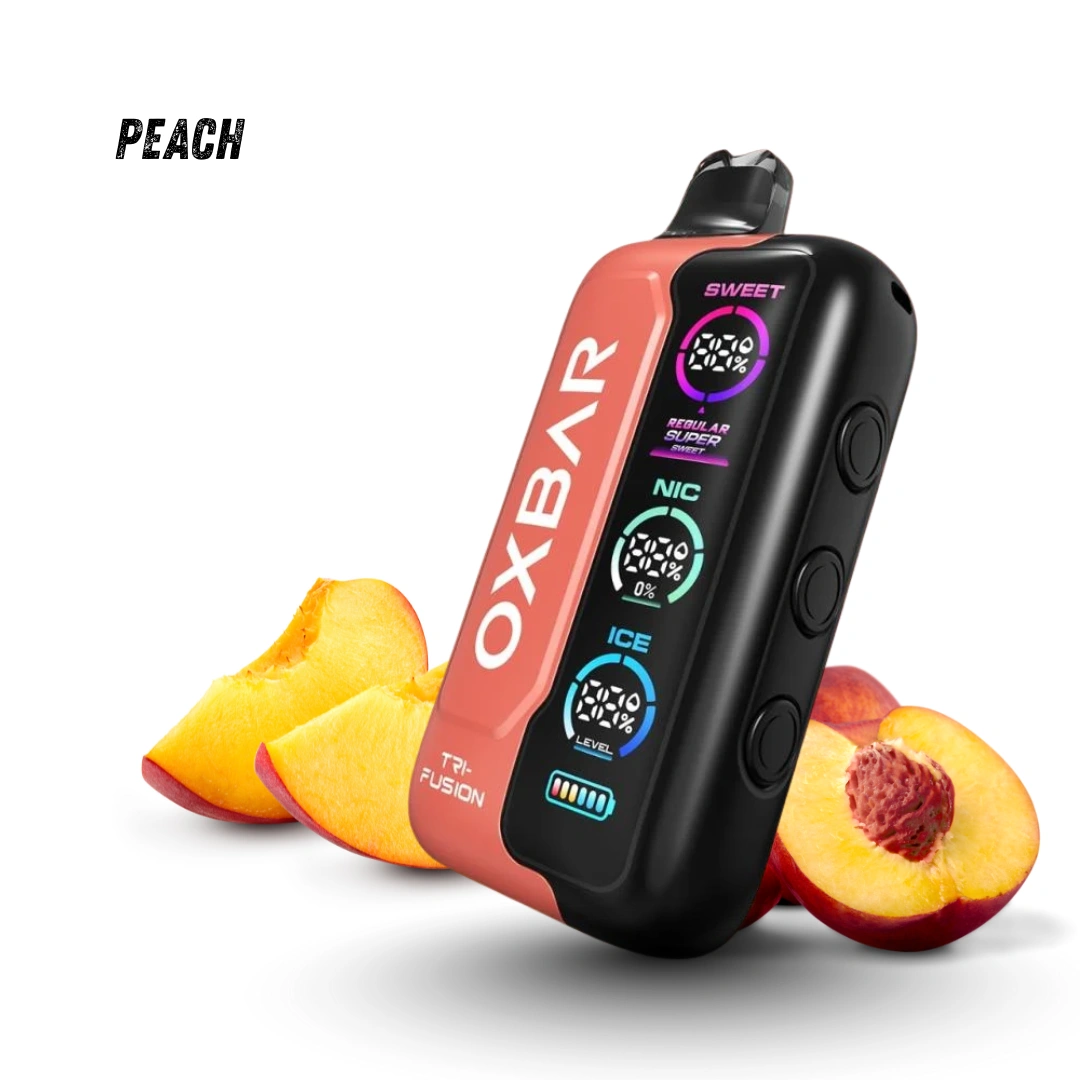 Oxbar Tri-Fusion Peach ice 40K Disposable Vape
