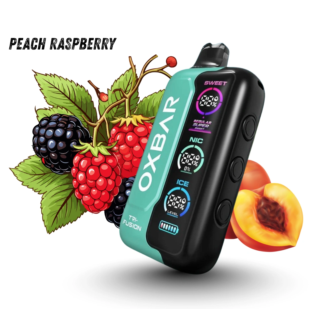 Oxbar Tri-Fusion Peach Raspberry 40K Disposable Vape